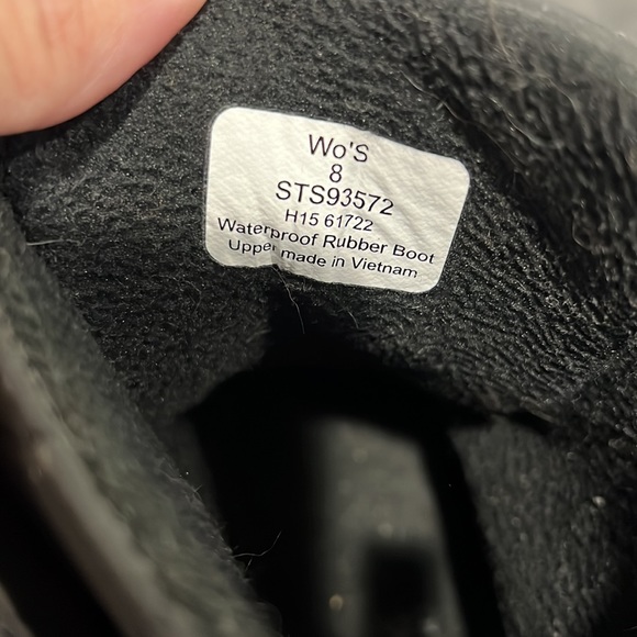 Sperry Winter Gosling Boots Size 8 Black - Picture 5 of 5